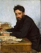 Ilya Repin Portrait of writer Vsevolod Mikhailovich Garshin oil painting artist